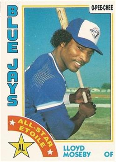 1984 O-Pee-Chee Baseball Cards 003      Lloyd Moseby AS